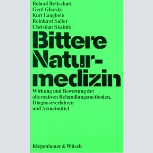 Bittere Naturmedizin Bettschart, Roland (Mitwirkender):