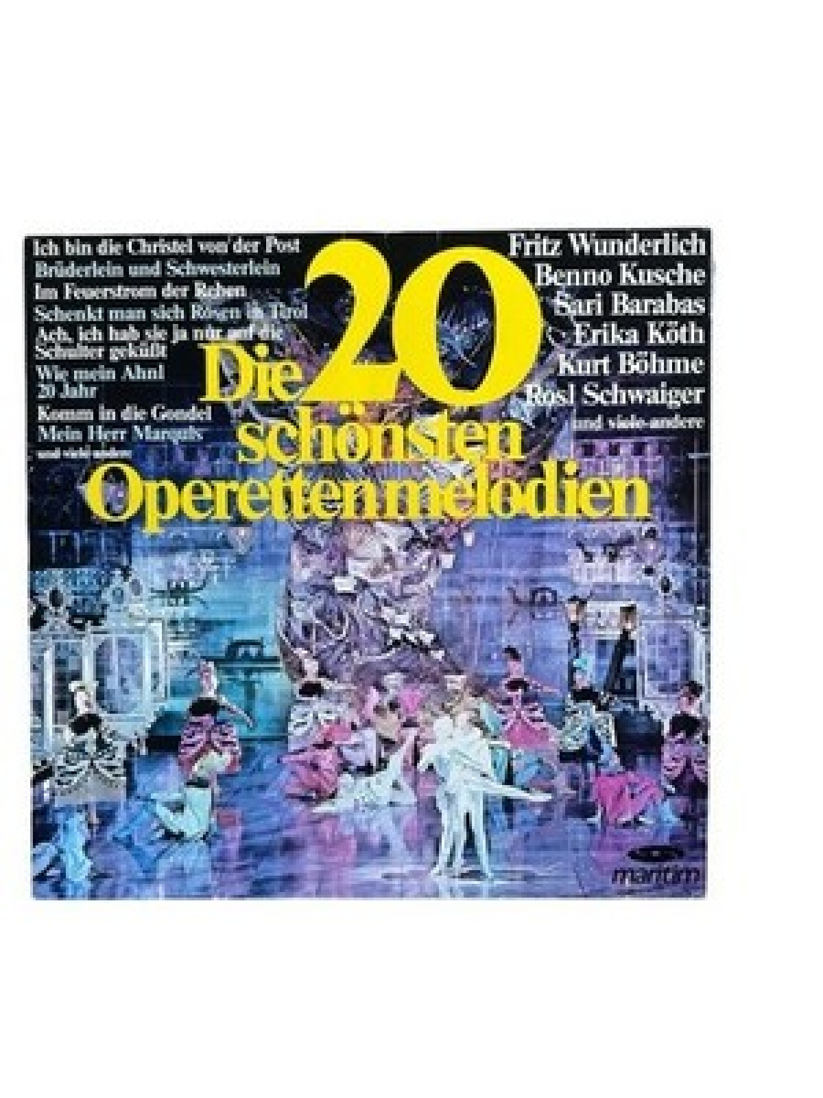 Die 20 Schönsten Operettenmelodien Various: