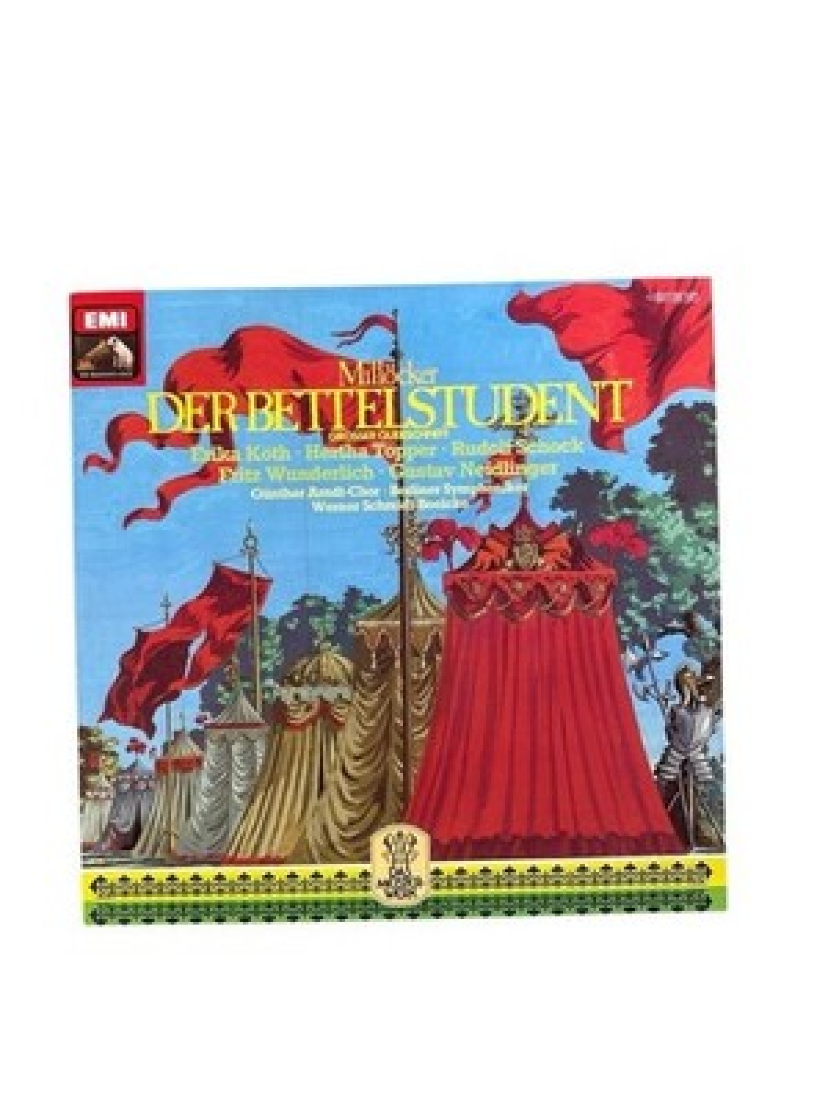 Der Bettelstudent : großer Querschnitt Millöcker, Carl: