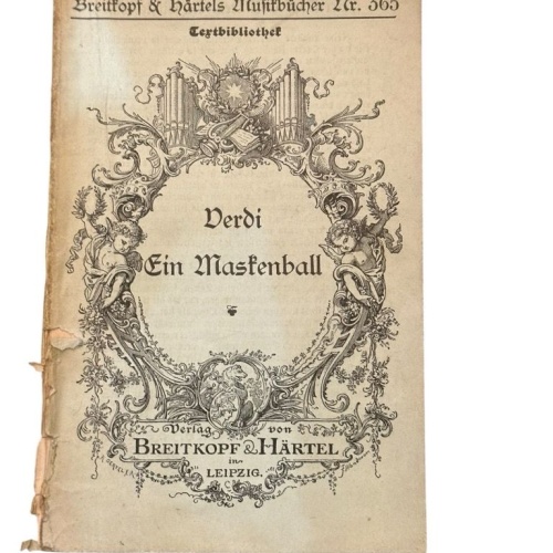 Ein Maskenball (Deutsch gesungen) / 136 420 SLPEM BORKH, Inge / LEAR, Evelyn / T