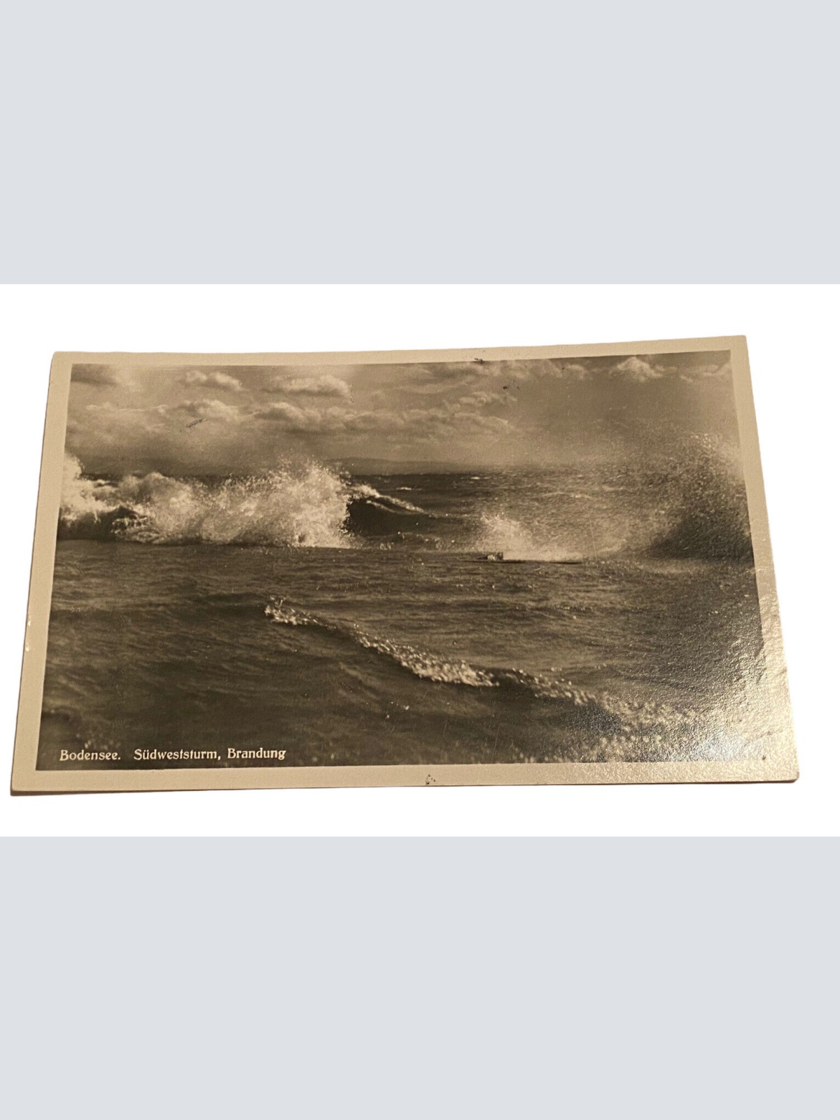 Bodensee Südweststurm Brandung 10024