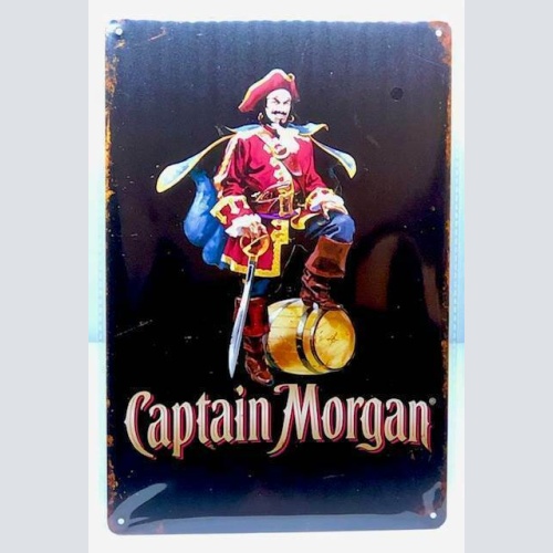 Nostalgie Retro Blechschild "Captain Morgan" 30x20 12025
