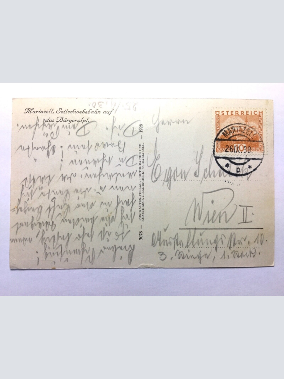 Mariazell - Seilschwebebahn auf Bürgeralpe - Seilbahn Gondeln 50040 TH F