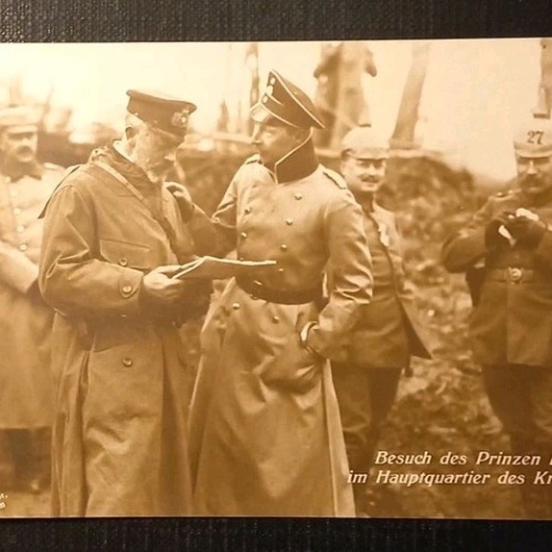 Besuch Des Prinzen Heinrich Im Hauptquartier Des Kronprinzen 410463 H Gr