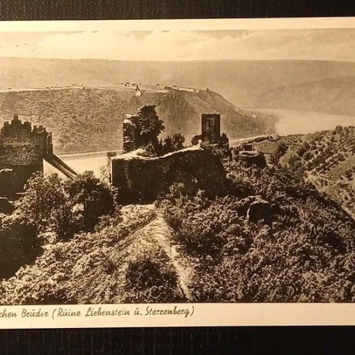 Die Feindlichen Brüder Ruine Liebenstein OÖ. 180196 H Gr