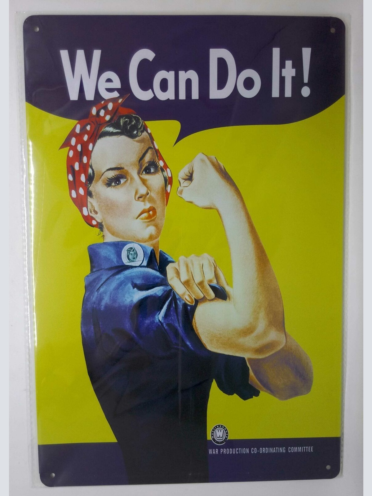 Nostalgie Retro Blechschild "We Can Do It!" Rosie the Riveter 30x20 50186