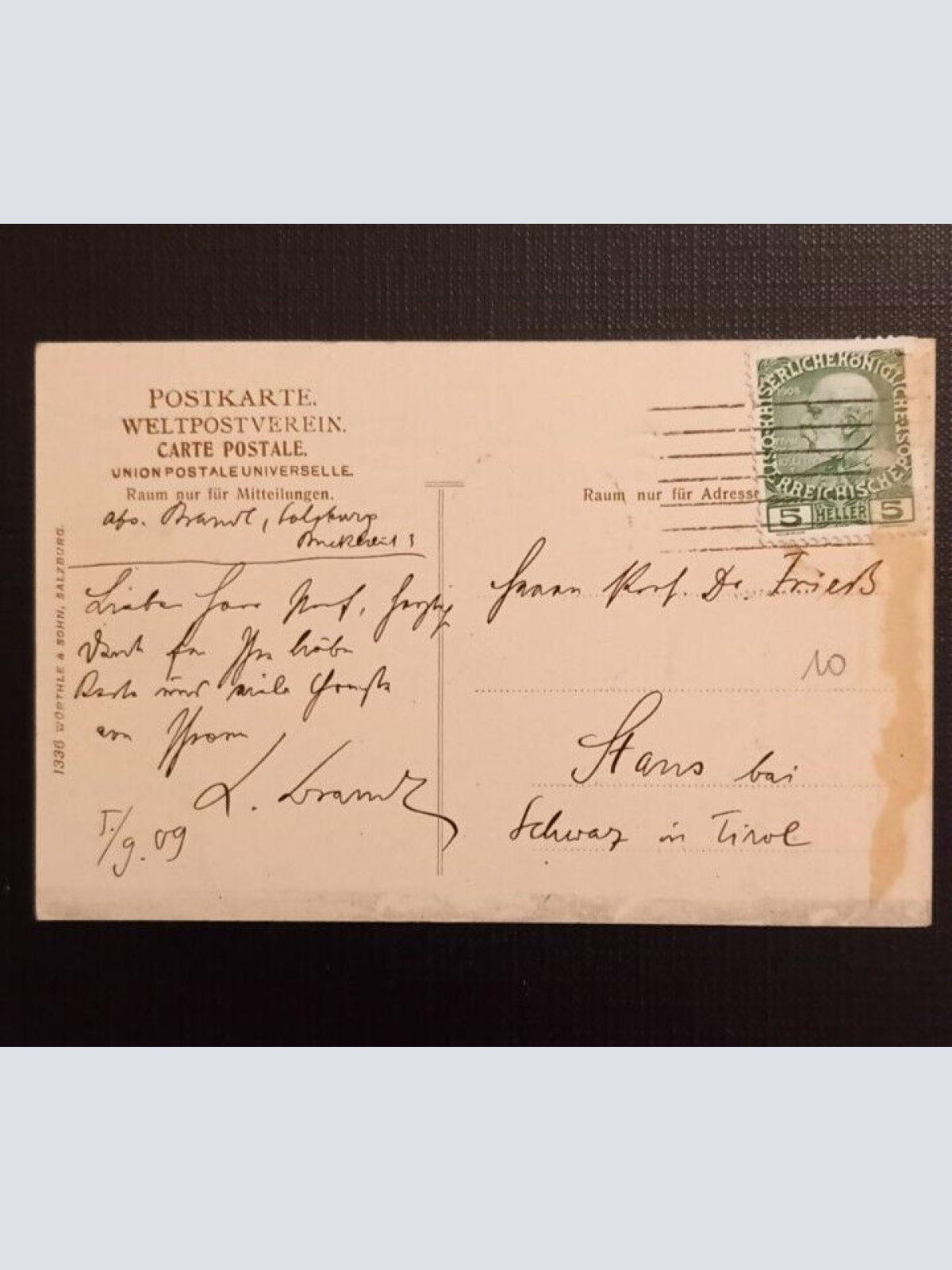 Hintersee gegen Hochkalter 600267A