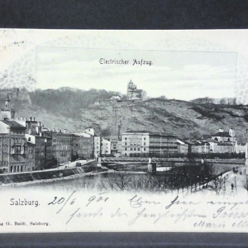 Salzburg Electrischer Aufzug Salzach JW165884