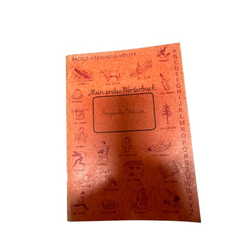 9007 Ernst Pacolt MEIN ERSTES WÖRTERBUCH für die zweite bis vierte Schulstufe