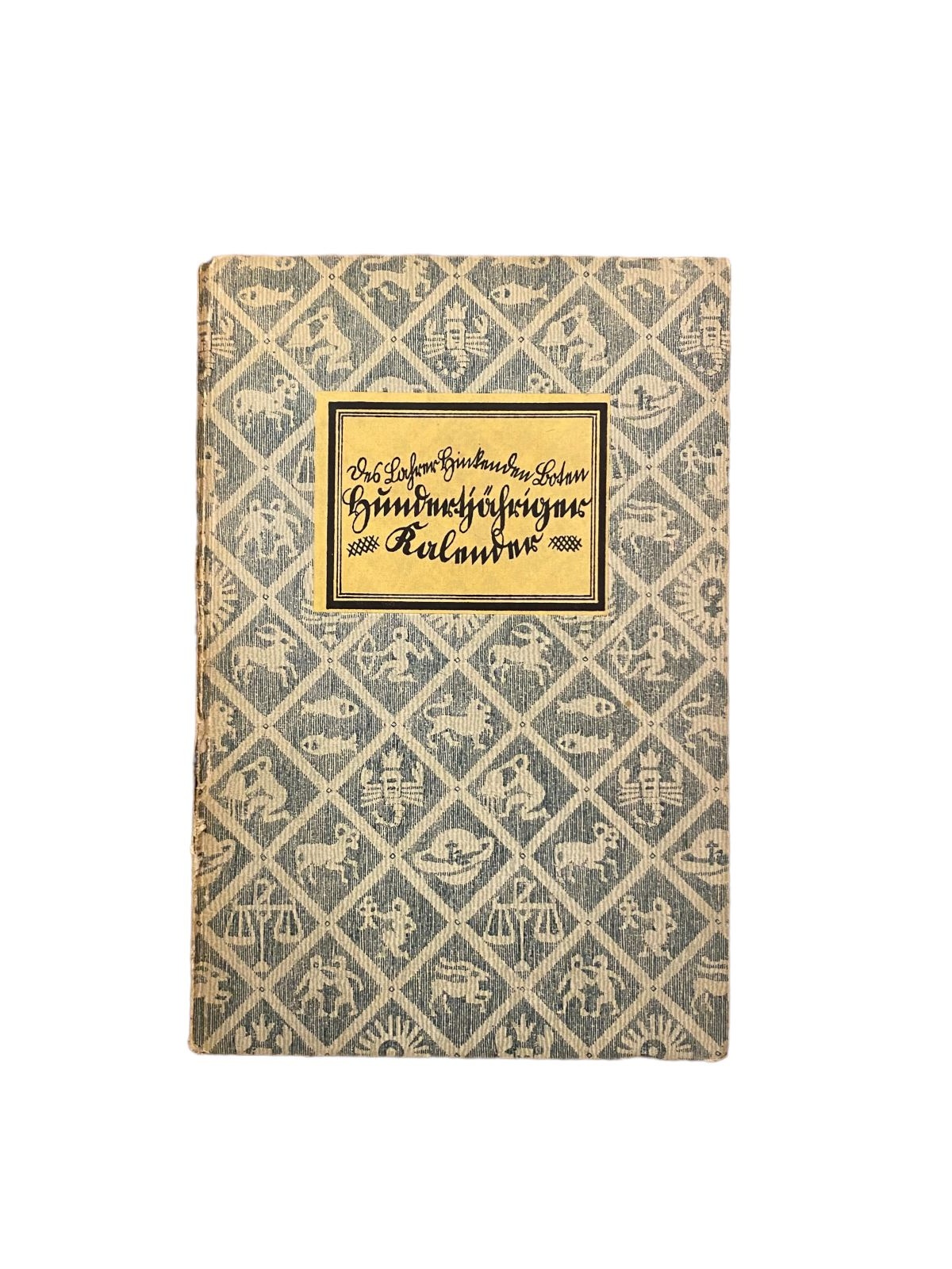 3748 DES LAHRER HINKENDEN BOTEN HUNDERTJÄHRIGER KALENDER IN 2. AUFLAGE HC +Abb