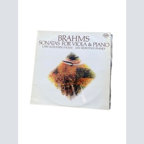 4012 Johannes Brahms SONATAS FOR VIOLA & PIANO VINYL HÖRBUCH