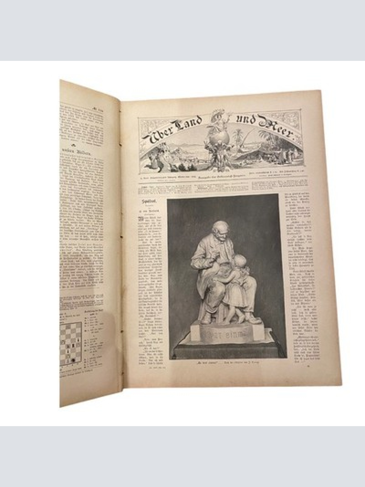 1350 ÜBER LAND UND MEER Illustrierte Zeitung HC + Inhaltsverzeichnis