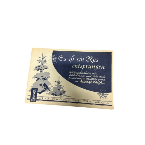 9142 Rudolf Schäfer ES IST EIN ROS ENTSPRUNGEN. WEIHNACHTSLIEDER AUS DEUTSCHLAND