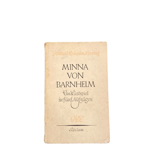 3719 Gotthold Ephraim Lessing MINNA VON BARNHELM Reclam