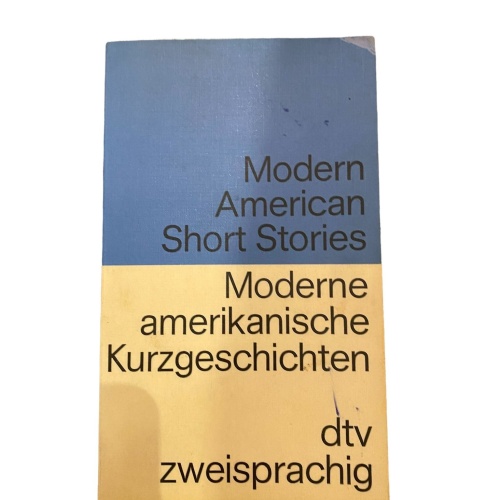 2826 Anderson MODERN AMERICAN SHORT STORIES MODERNE AMERIKAN. KURZGESCHICHTEN