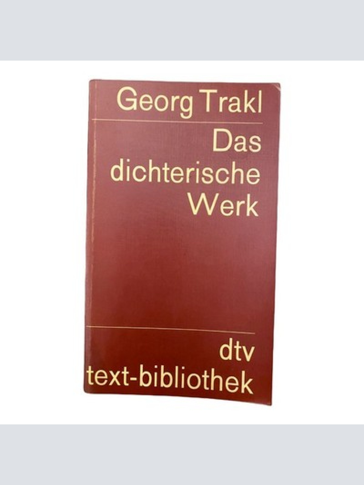 1371 Walther Killy und Hans Sklenar DAS DICHTERISCHE WERK