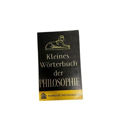 4736 F. Austeda KLEINES WÖRTERBUCH DER PHILOSOPHIE. Humboldt Taschenbücher