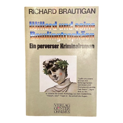 SEHR GUTER ZUSTAND! Richard Brautigan WILLARD UND SEINE BOWLINGTROPHÄEN