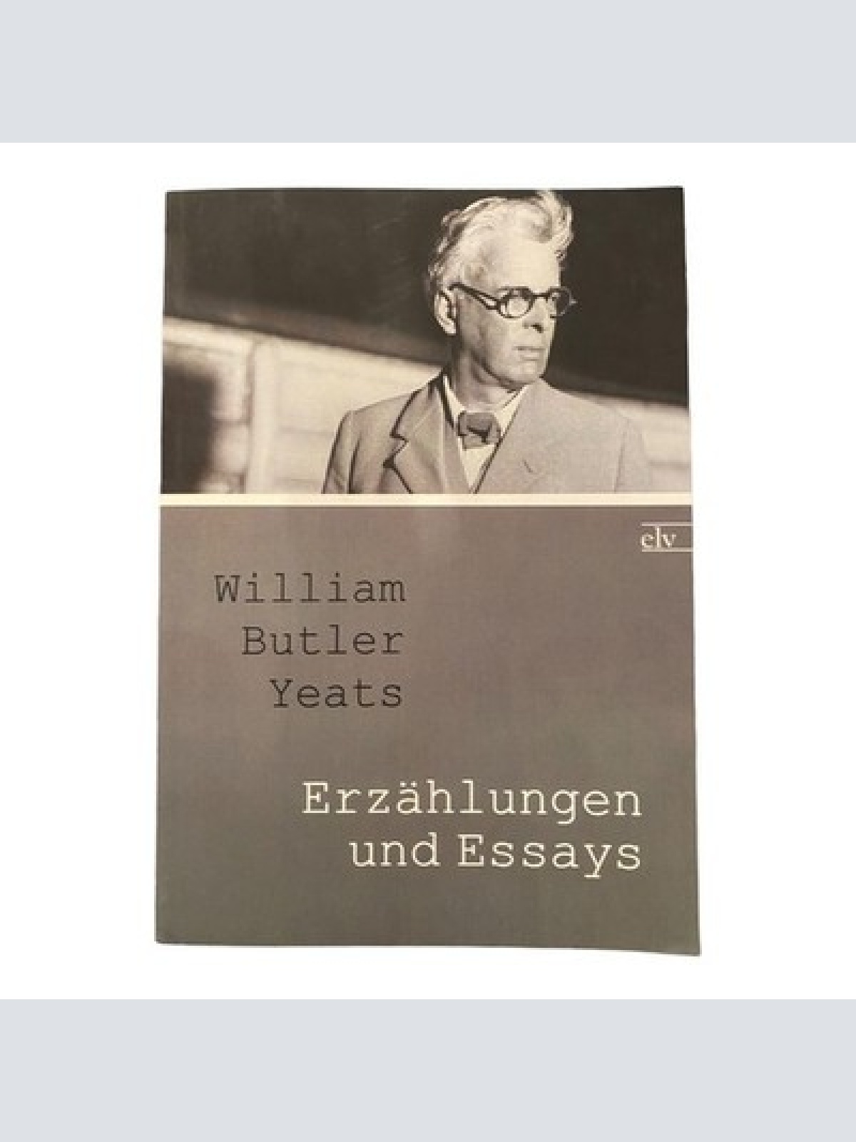 346 William Butler Yeats ERZÄHLUNGEN UND ESSAYS SEHR GUTER ZUSTAND!