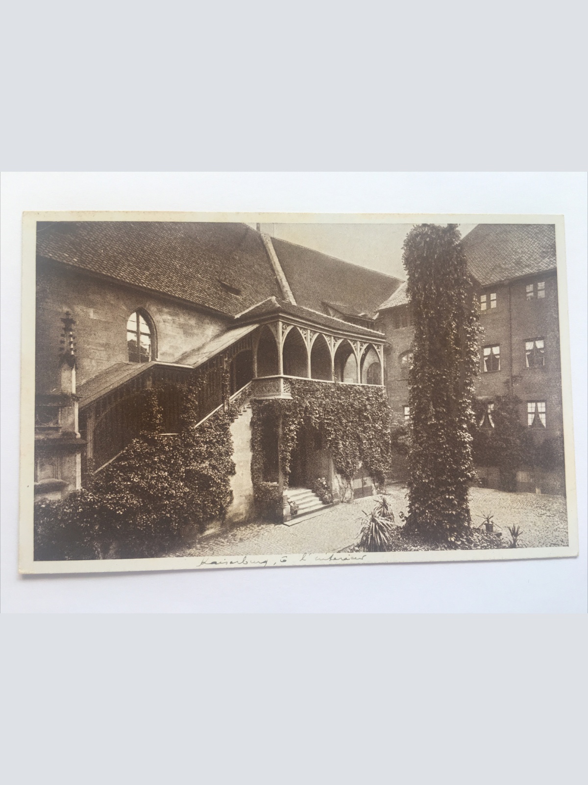 Nürnberg Burg, Schloßhof mit Linde 85055 RE