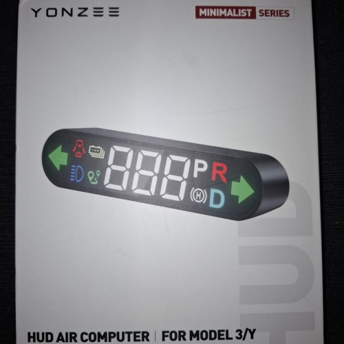 Yonzee HUD Air Computer für Tesla Model 3 / Y - Neues Head-Up Display (Made in Taiwan)