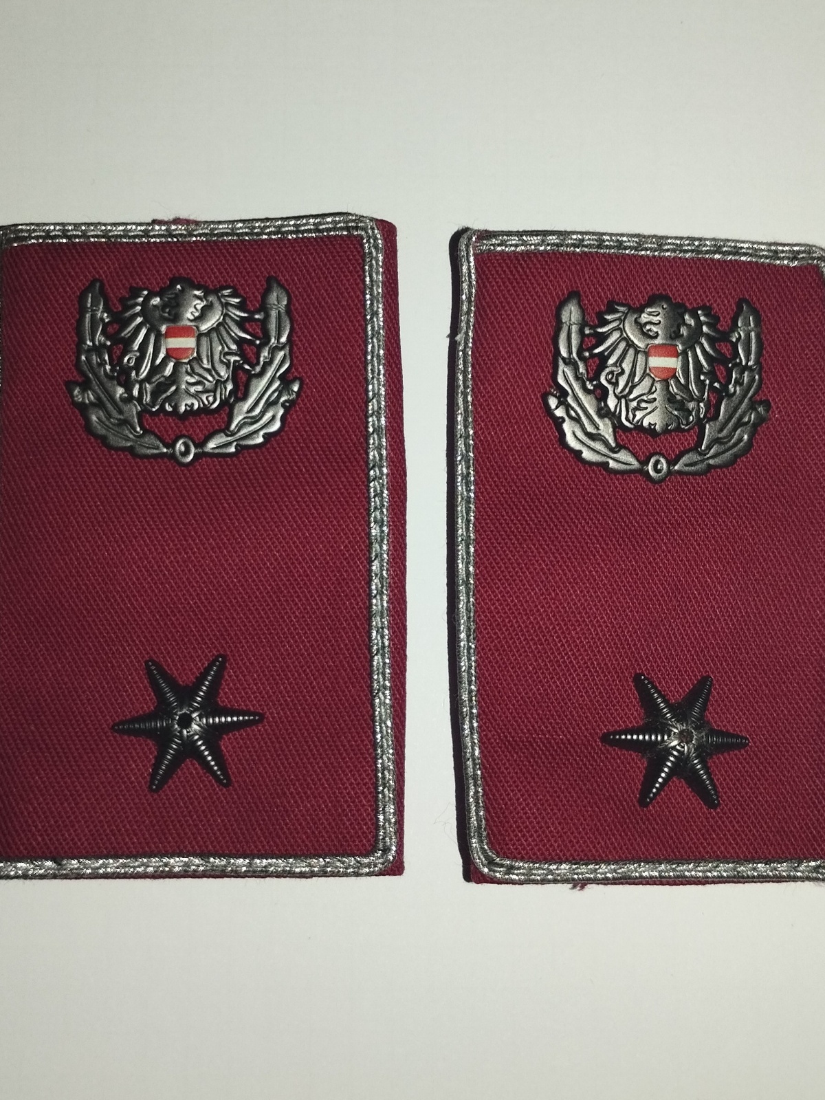 Dienstgrade Distinktionen Polizei Österreich Inspektor, 1 Paar NEU