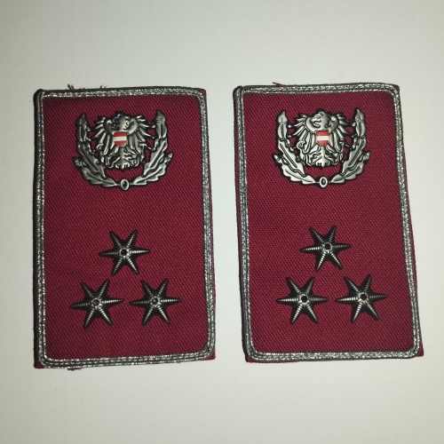 Dienstgrade Distinktionen Polizei Österreich Gruppeninspektor, 1 Paar NEU